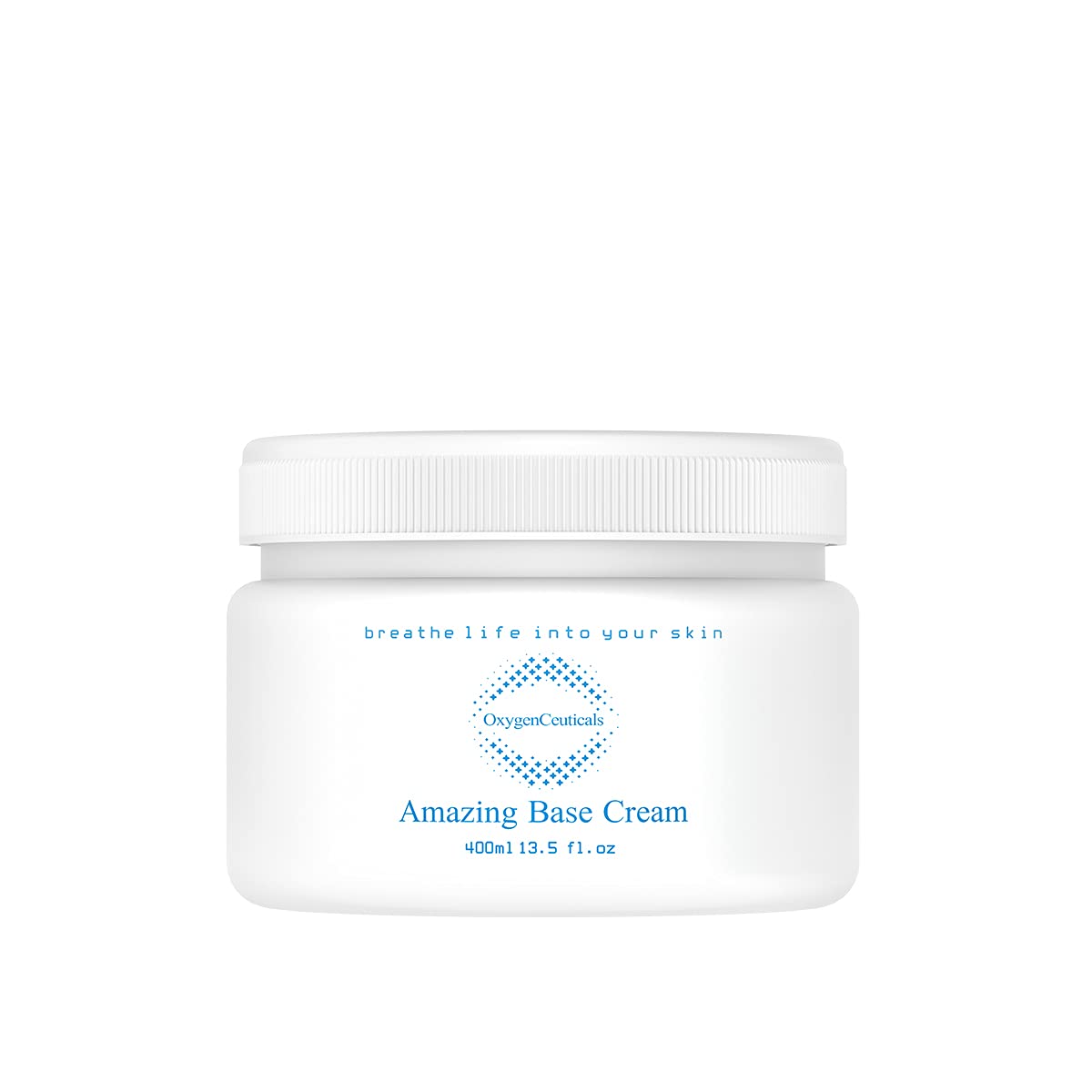 OxygenCeuticals Amazing Base Cream – Nourishing Anti-Aging Moisturizer with Panthenol, Vitamin E, Sodium Hyaluronate & Mandarin Orange Oil, Deep Hydration & Radiance Boost. 13.5 fl.oz (400ml)