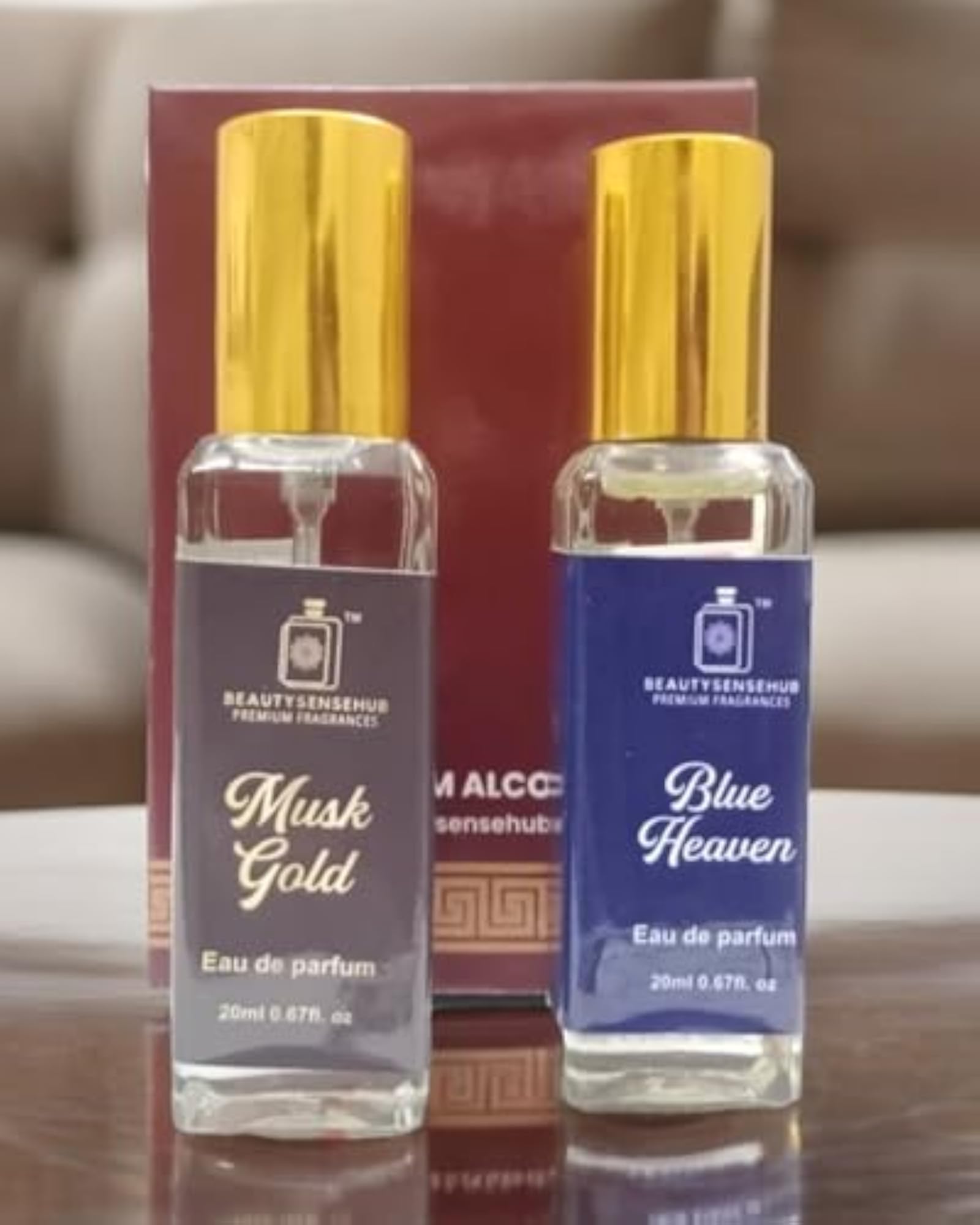 MUSK GOLD & BLUE HEAVEN COMBO PERFUME SPRAY 20ML