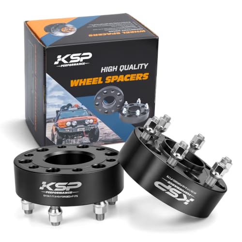 Image of KSP 2inch 6x5.5 Hubcentric Wheel Spacers Compatible with 19-26 Ram 1500