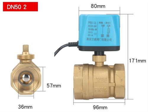 Vanne à bille électrique 24V à 2 fils, électrovanne de remplacement