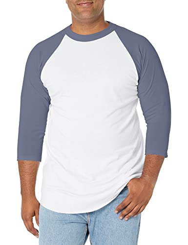 Camiseta clásica de béisbol para hombre Soffe, manga 3/4 miniatura 1