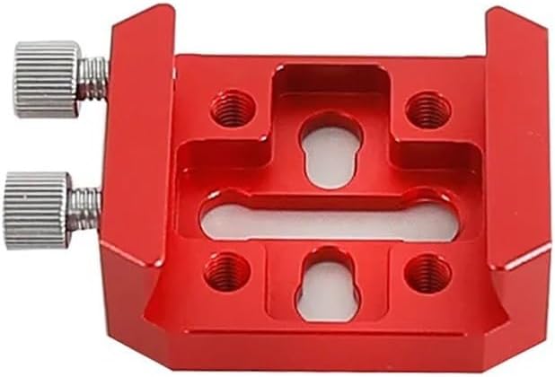 Astronomical Telescope Accessories Guide Mirror Dove Tail Plate Cross Dove Slot Small Black Astronomical Telescope Accessories Red Plate Type (XY-230212-A)