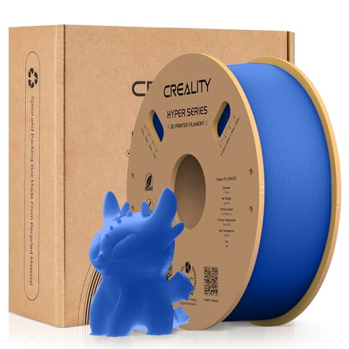 ⚡ Creality Hyper 3D Printer PLA Blue Filament High Speed Printing 1.75mm 2.2lbs Spool 0.03mm Dimensional Accuracy Durable Resistant Smooth for Ender 3 v3 Plus KE K1 Max K1C 3D Printers