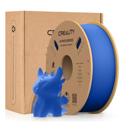 ⚡ Creality Hyper 3D Printer PLA Blue Filament High Speed Printing 1.75mm 2.2lbs Spool 0.03mm Dimensional Accuracy Durable Resistant Smooth for Ender 3 v3 Plus KE K1 Max K1C 3D Printers