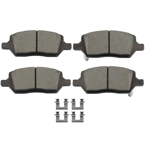Image of SCITOO D1093 Rear Ceramic Brake Pads Sets w /Hardware Replacement For Buick For Terraza 2005-2007,For Chevrolet For Uplander 2005-2009,For Pontiac For Montana 2005-2009,For Saturn For Relay 2005-2007
