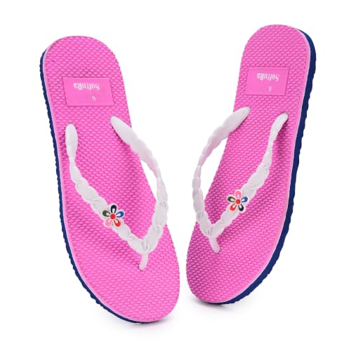Image of Women Slippers | Soft Cushioned Lightweight Ladies Slippers |Comfortable Footwear | Indoor Outdoor Ladies Chappal