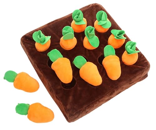 用おもちゃ ペット用品 ペットのニンジンのおもちゃ にんじん畑 にんじん収穫隊 犬用おもちゃ ペット用品 おやつ隠し 犬 にんじん 知育玩具 ペット用品 分離不安/ストレス解消/集中力向上/嗅覚訓練 噛む 運動不足 ストレス解消 家の破壊防止対策 噛みつき