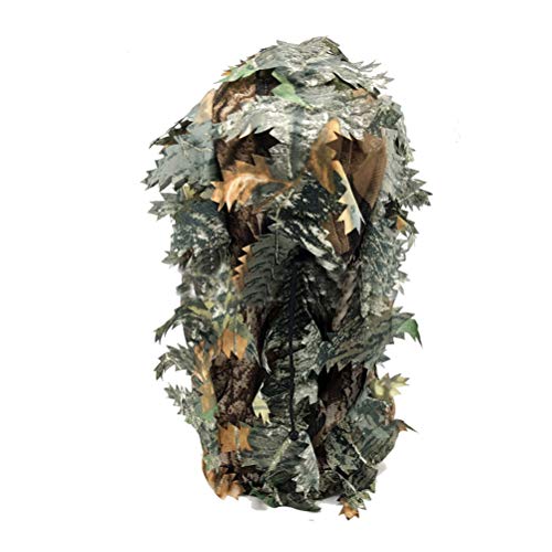 LIOOBO Camuffamento Traspirante Foglie Foglie 3D
