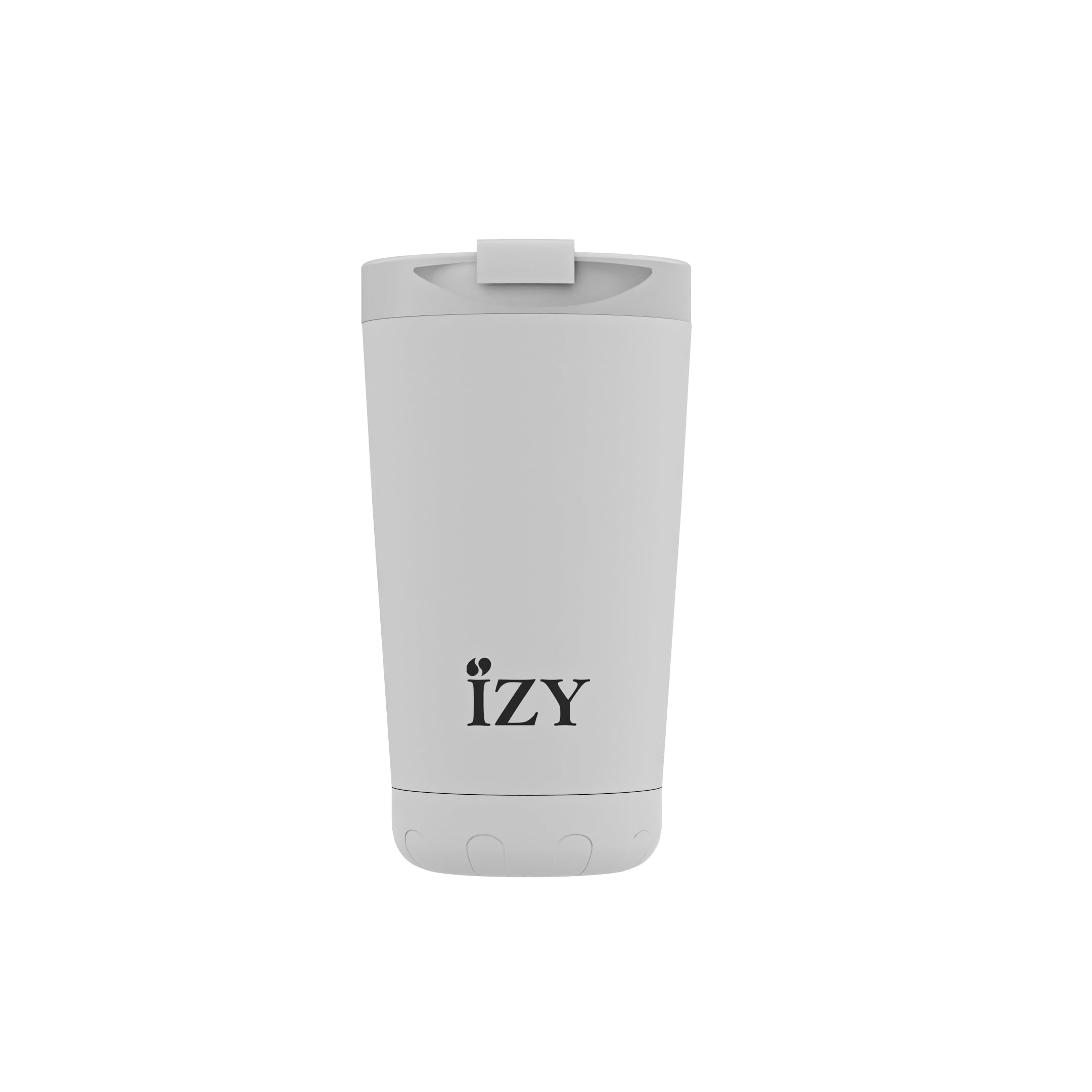 IZY Kubek termiczny - Kubek do kawy 350 ml - Kubek do kawy w podróży - Termos - Nie zawiera BPA - Kubek podróżny ze stali nierdzewnej - Szczelny (biały)