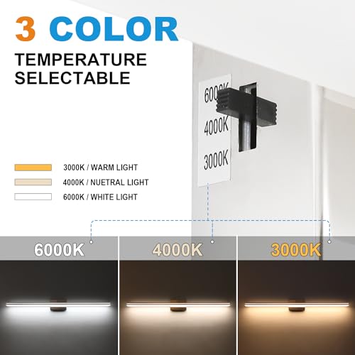 Image of SineRise LED Modern Bathroom Vanity Light Bar (48-Inch, 3000K /4000K /6000K), Chrome Dimmable Modern Acrylic Bathroom Wall Lighting Fixtures Over Mirror