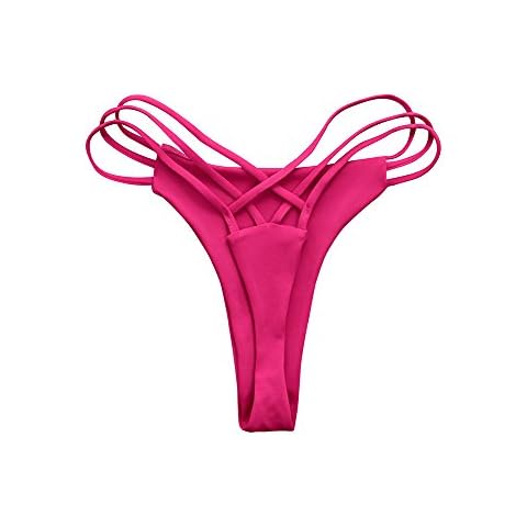 Sylar Mujer Tanga Brasileño de Playa Braguitas Braga de Bikini Traje de Baño Bañador Ropa Interior Sexy Bikini Bottom S Cover