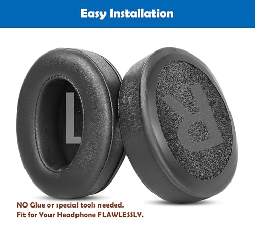 Repuesto Profesional de Almohadillas para Auriculares Compatible con Avantree Audition, Audition Pro HT5009, HT4189, HT3189, DG59, AS9PA, AS9PA Auriculares con Cuero Amigable con la Piel miniatura 4