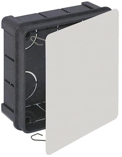 Anschlussdose 150 x 150 mit Deckel und Metallkrallen, perfekt für elektrische Verbindungen und Kabelschutz. Ideal für sichere und zuverlässige Installationen.