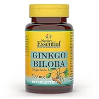 Ginkgo Biloba - 500mg Ginkgo Extrakt + Ginkgo Pulver - Das günstigste hochdosierte Premium Ginkgo auf dem Markt (60 Tabletten)
