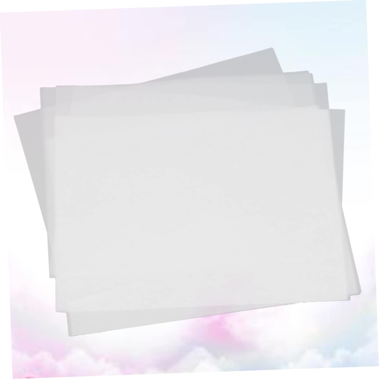 STOBOK Carta da Disegno Traslucida, 100 Fogli Spessi per Tracciatura, Calligrafia e Uso in Industria Grafica Carta Bianca Resistente