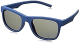 Protective case included Polaroid PLD 8020/S JY ZDI Gafas de Sol, Azul (Bluette/Greyblmirror Pz), 46 Unisex Niños