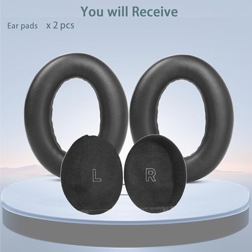 QC Ultra Ear Pads Replacement, HAIZEEN Funda para almohadillas Compatible con Bose QuietComfort Ultra QC Ultra Auriculares inalámbricos Reemplazo de cubiertas de almohadillas miniatura 5