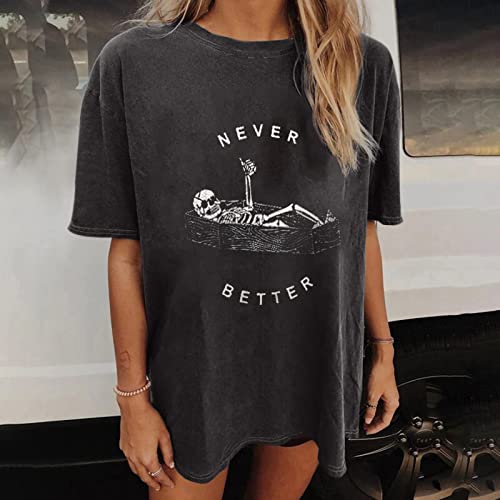 Vintage Shirts for Women Cute Graphic Tee Spring Short Sleeve Tops Oversized Tshirts Teen Aesthetic Clothing2