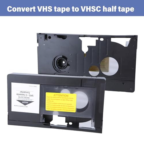 Adaptador de cintas de vídeo VHS-C para convertir grabaciones de videocámara 7