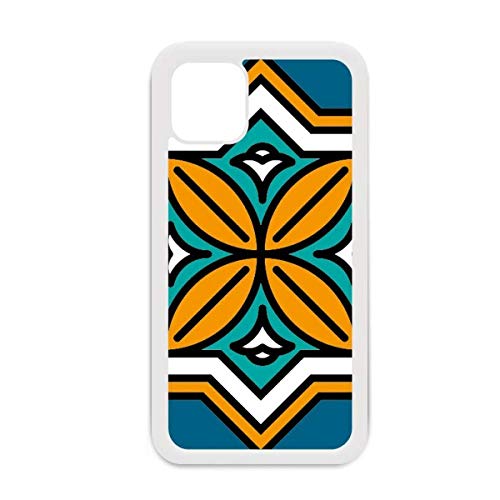 Coque iPhone 12 Pro Max motif géométrique blanc protection rigide Apple