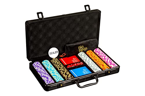 Image of Big Blind 300 Pieces Poker Chips Setfor Adult