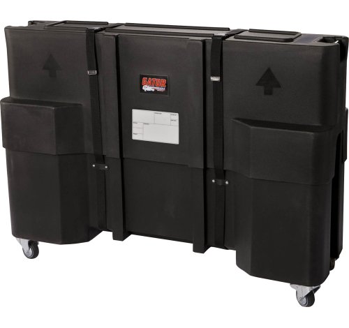 Gator Roto-Molded Dual LED Case with Wheels
