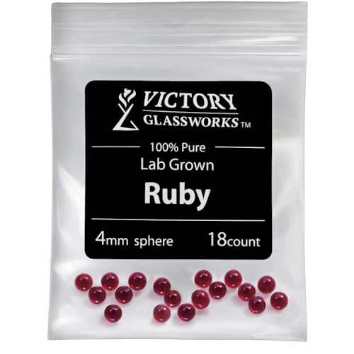 Synthetic Ruby Balls (4mm Pack of 18)