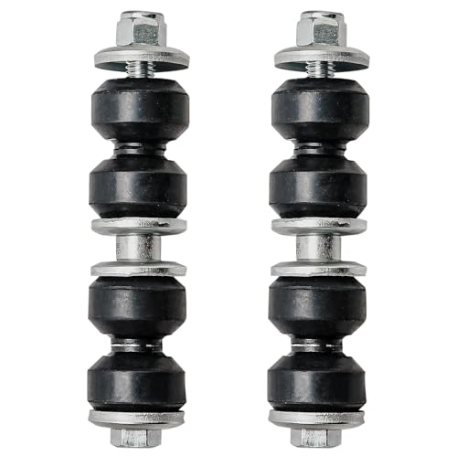 Image of Detroit Axle - Front End 10pc Suspension Kit for 2000-2005 Dodge Neon 2001 2002 2003 2004, 2 Lower Control Arms w /Ball Joints Assembly, 4 Inner & Outer Tie Rods, 2 Sway Bars, 2 Boots, Replacement