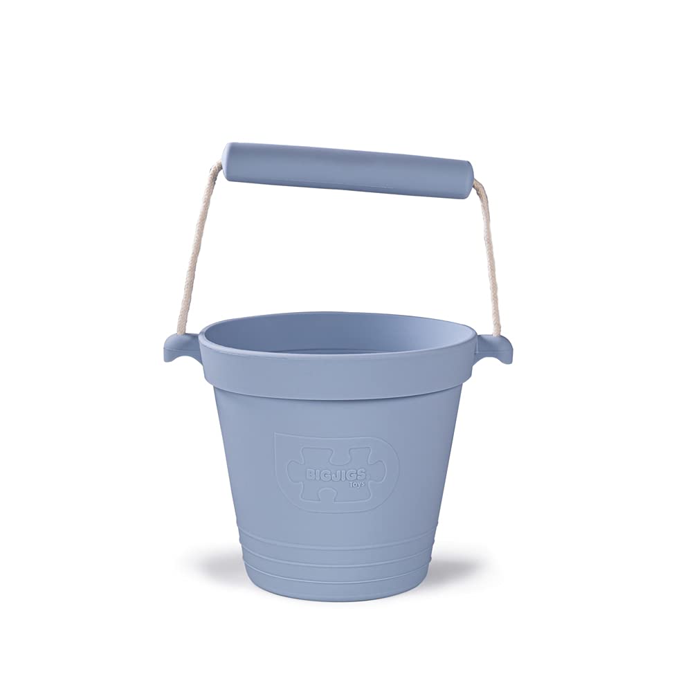 Bigjigs Toys Grey Activity Bucket - Dove