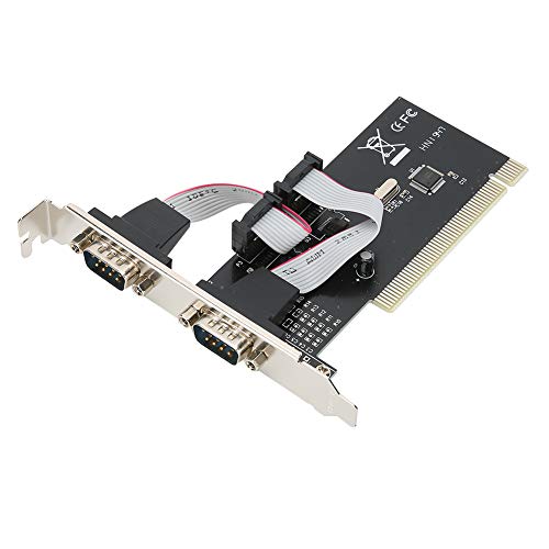Adaptador Convertidor Sienoc de Tarjetas PCI Express, PCI a 2 Tarjeta de Puerto Serie PCI Express Tarjeta de Controlador Serie DB9 de 2 Puertos RS232 RS-232 Tarjeta Adaptadora de Extensión