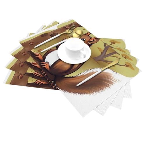 Sets de table tissés en PVC pour protéger votre table des plats chauds et taches