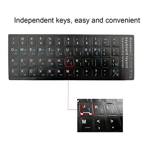 3 PCS/Pack Stickers Universal Mate Coreano Letras Teclado miniatura 4