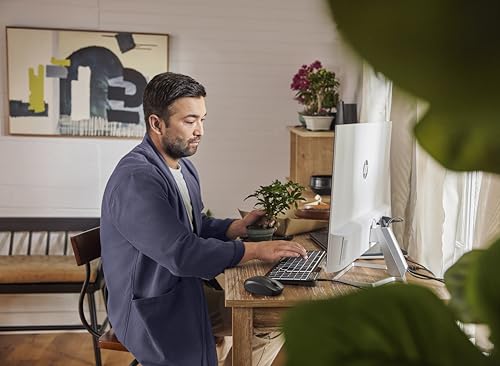 HP 400 Backlit Wired Keyboard | Warm White LED Illuminated Keys w/ 3 Brightness Levels | Slim & Portable Design | 12 Programmable Keys | USB-C cord and USB-A adapter | Spill-Resistant | Black - Image 7