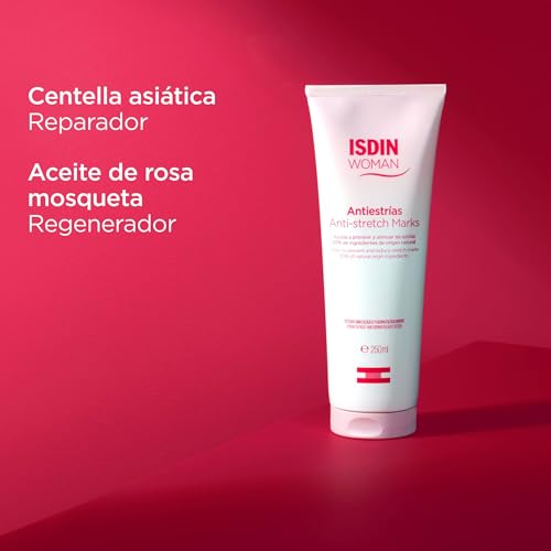 Crema antiestrías ISDIN Woman para el cuidado de embarazadas y deportistas en cambios de peso 5