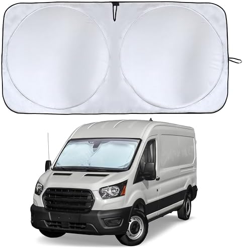 EcoNour Foldable Car Windshield Sun Shade | Sun Shade for Car Win...