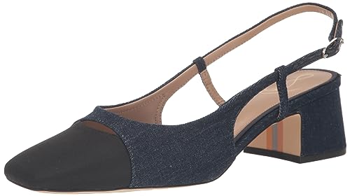 Sam Edelman Women's Tarra Pump, Hudson Navy/Black, 7.5