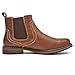 CLOWSE Men's Casual Chelsea Boots, Fashion Dress Ankle Boots, Oxford Classic Slip On Boot for Men, Brown, 11