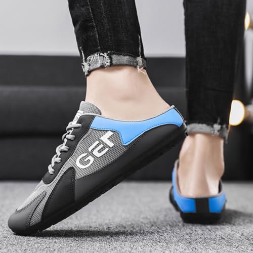 Chaussons extérieur homme style mule backless décontracté