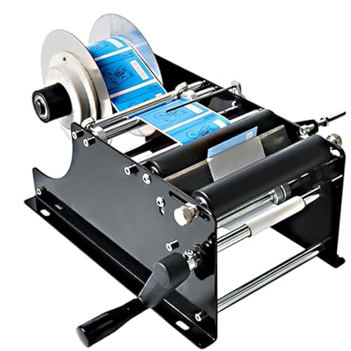 Elektrischer Flaschenetikettierer – Manueller Applikator für 15–120 mm Flaschen, hohe Leistung bei 30 Etiketten/Minute, effizientes Design für Heimgeschäfte und DIY-Projekte
