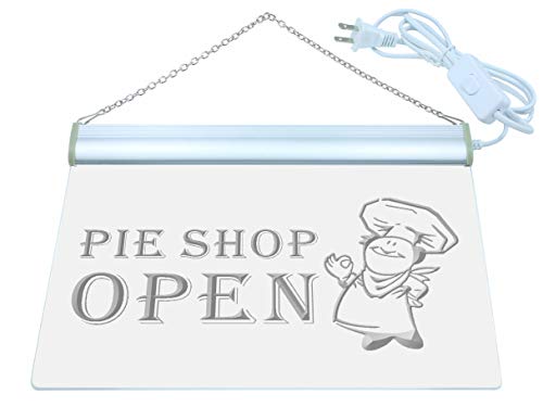ADVPRO Pie Shop Open Display LED Neon Sign Red 16 x 12 Inches st4s43-i880-r