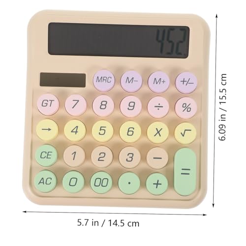 Calculadora de oficina portátil UKCOCO ideal para mochilas y estudio diario 2