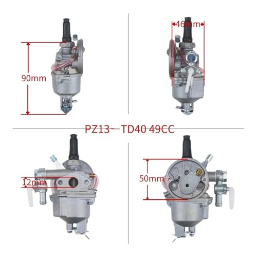 Carburador para desbrozadora Kawasaki TD40 TD43 CG400 con recambio Asy 15001-2525 2