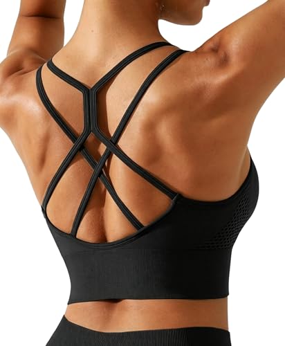 Image of BRXL Sports Bras for Women Crisscross Back Workout Gym Sport Bra