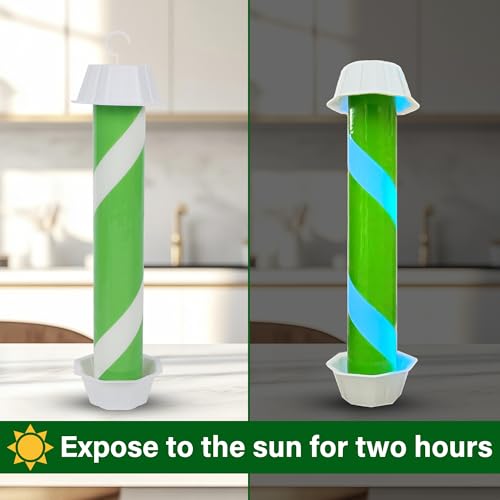 Trampas adhesivas para moscas y avispas con tira fluorescente de gran poder de captura 3