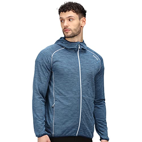 Regatta Yonder Herren-Fleece mit Kapuze und durchgehendem Reißverschluss. Zum Wandern geeignet.