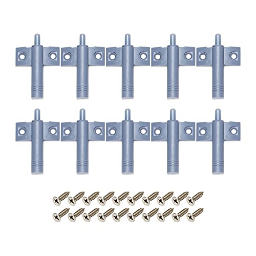 Falygda 10x Soft Quiet Kitchen Cabinet Door Drawer Closer Damper Buffers+Screws Grey