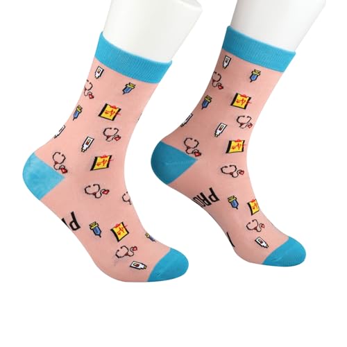 CENWA 1 Pair Nurse Gift Nurse In Progress Socks for Medical Professionals RN Gift for Nurse Medical Student Gift4