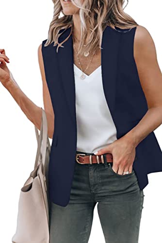 Womens Casual Blazers One Button Open Front Blazers Lightweight Notched Collar Suits Work Office Dressy Jackets3