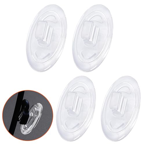 Image of Clear Replacement 2 Pairs Nose Pads for Oakley Spike /Extender OX3249 /Contrail OO4147 /Barrelhouse OX3173 /Splinter