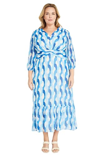 Image of Donna Morgan Women's V-Neck Empire Waistband Maxi